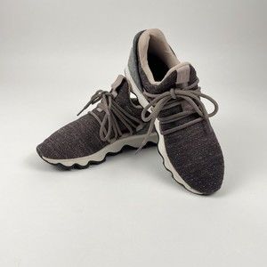 Sorel Kinetic Lace Purple Gray Pink Knit Fabric Women's Size 9 Shoes NL3227-574